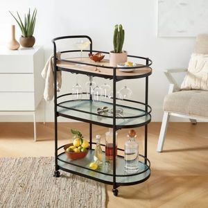 3 tier bar cart